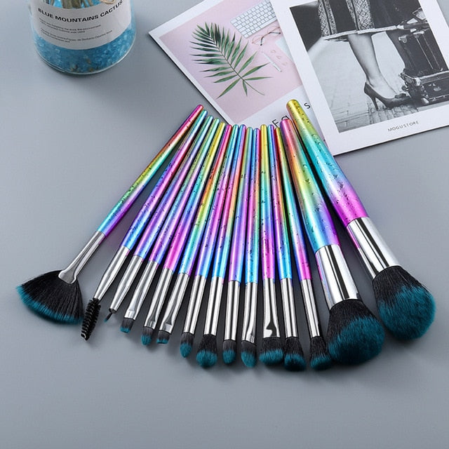 Make Up Brushes Tool Set - 7/10/14 Pcs