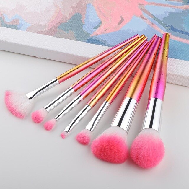 Make Up Brushes Tool Set - 7/10/14 Pcs