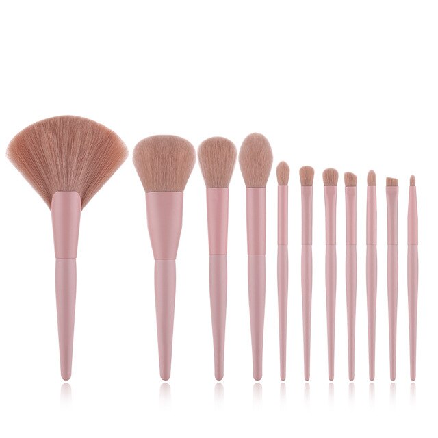 Pink Super Soft Make Up Brushes Set