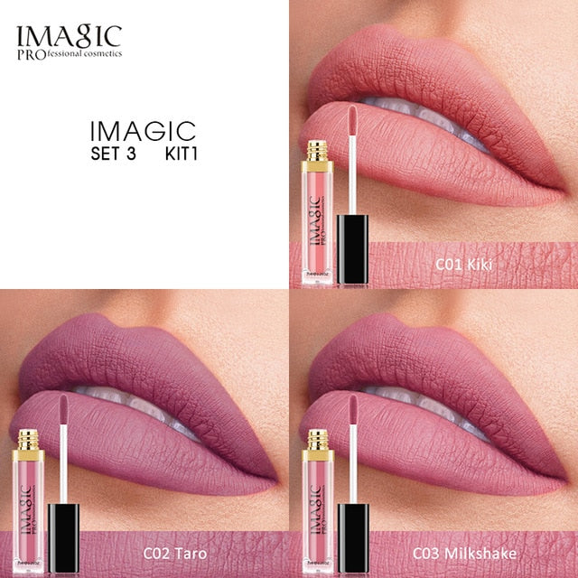 Waterproof Long Lasting Lipstick 3pcs