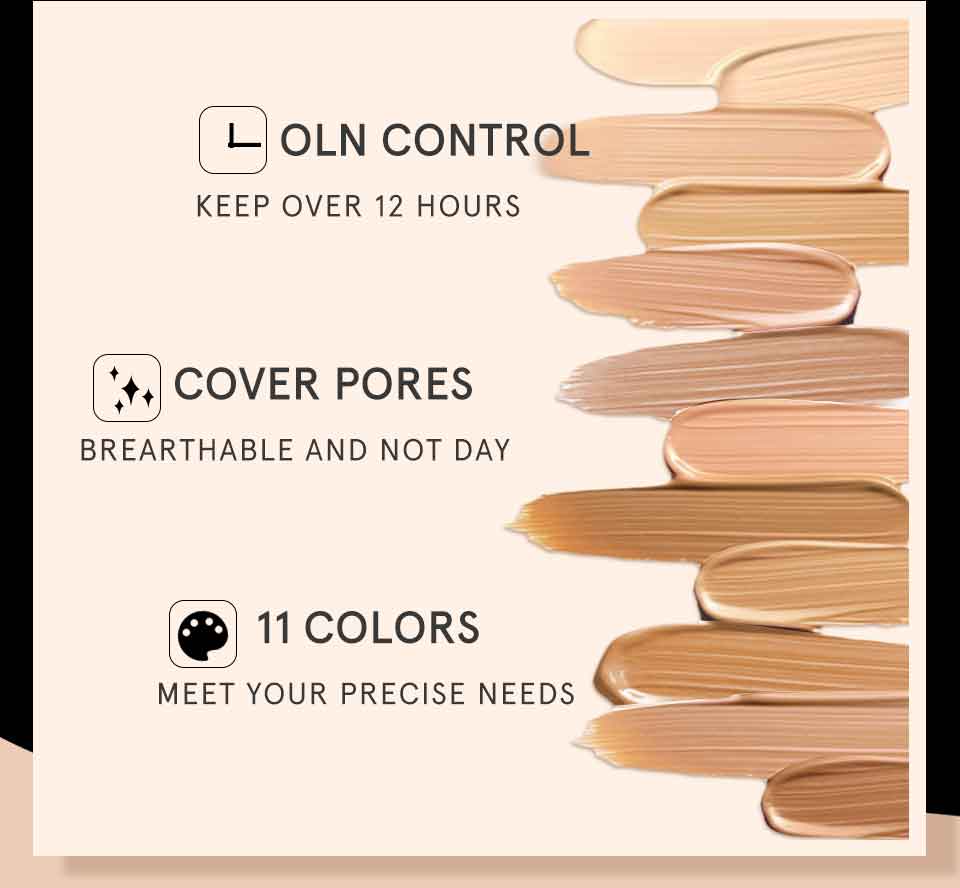 New 11-Color Liquid Foundation