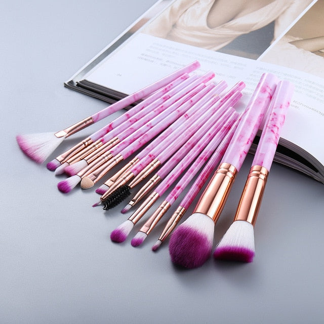 Makeup Brushes Set - 5/15 Pcs