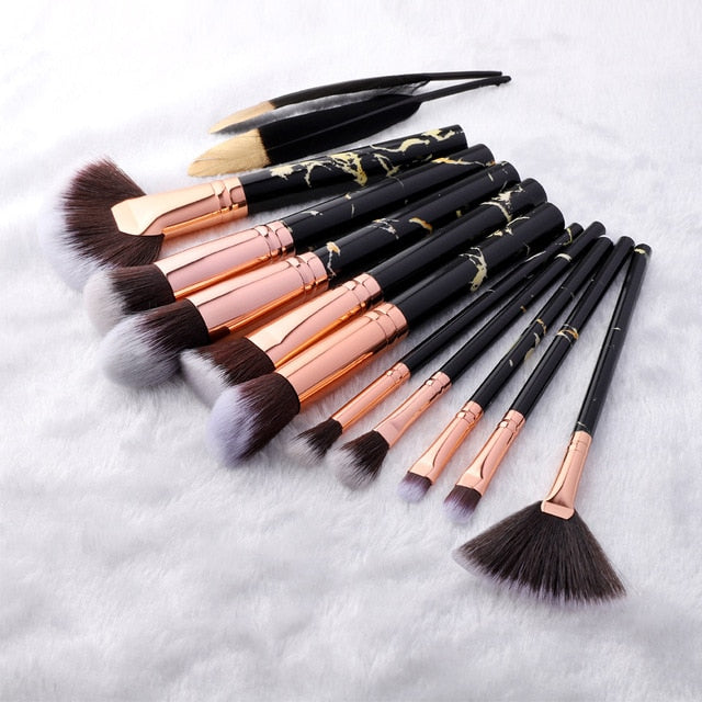 Makeup Brushes Set - 5/15 Pcs