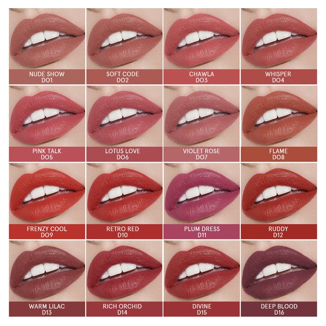 Waterproof Long Lasting Matte Lipstick "16 Color"