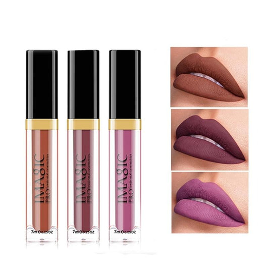 Waterproof Long Lasting Lipstick 3pcs