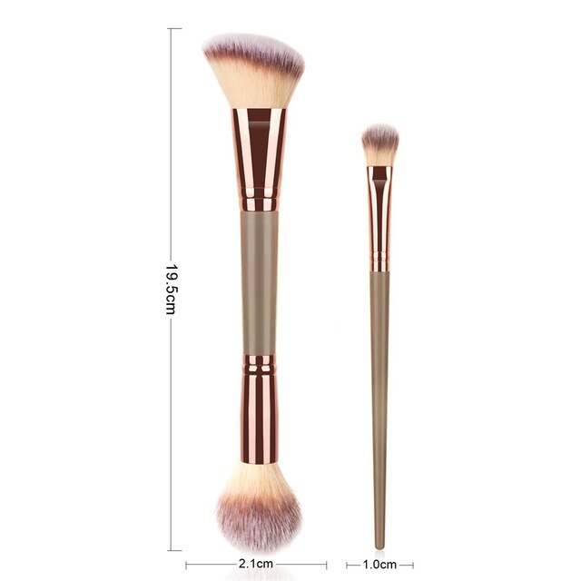 Coffee Make Up Brushes Set