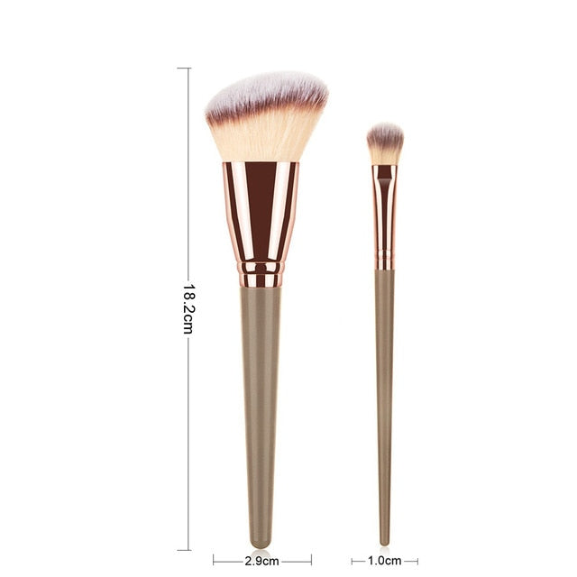 Coffee Make Up Brushes Set