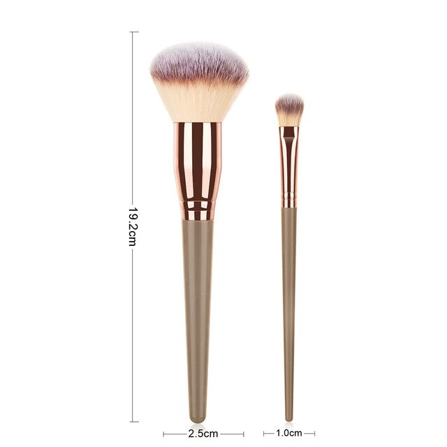 Coffee Make Up Brushes Set