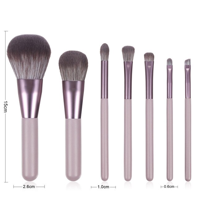 Professional Wood Handle Makeup Brushes Set