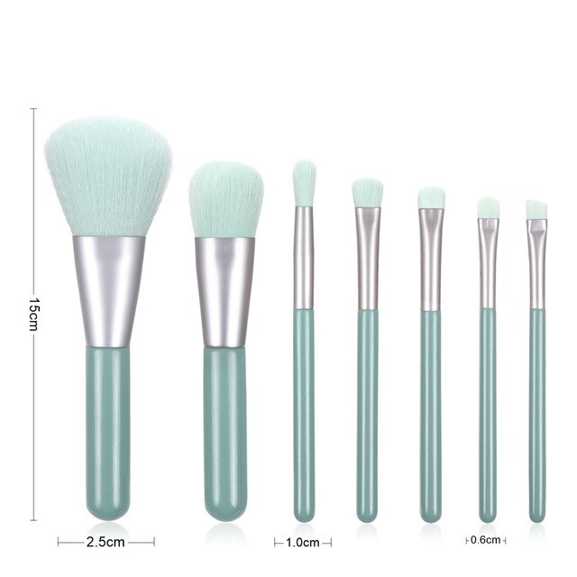 Professional Wood Handle Makeup Brushes Set