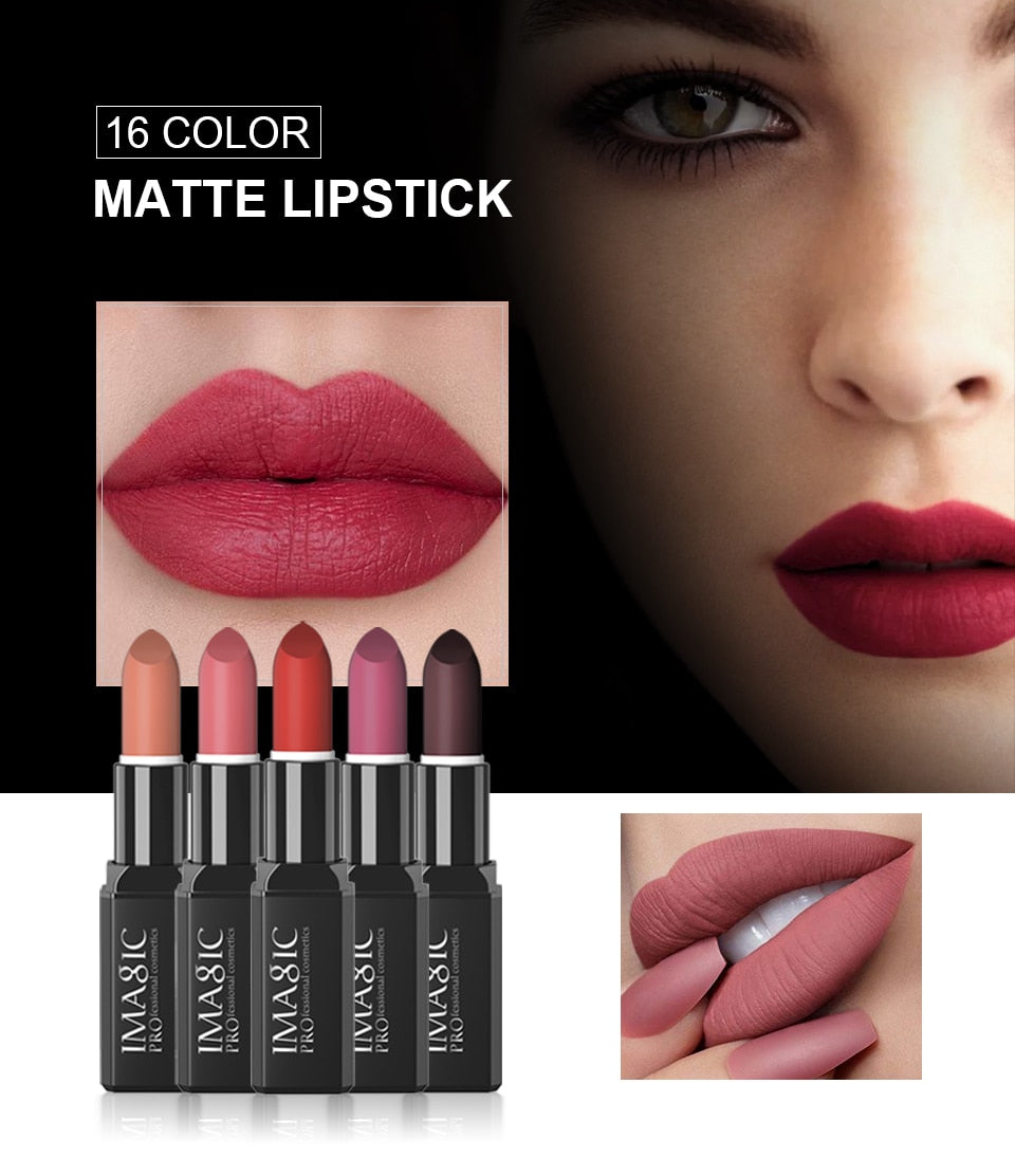 Waterproof Long Lasting Matte Lipstick "16 Color"